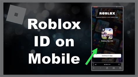 How To Find Your Roblox User Id On Mobile Youtube