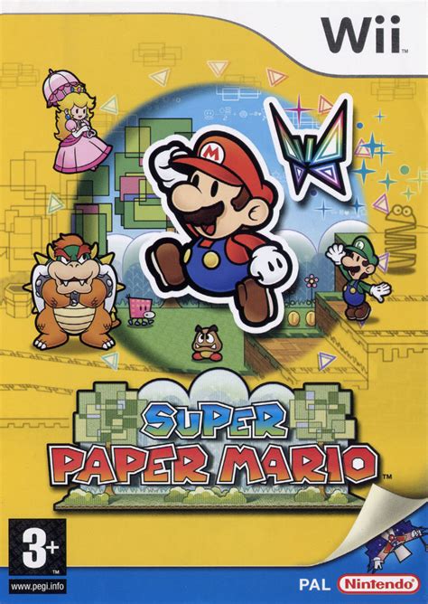 Super Paper Mario 2007 Box Cover Art Mobygames