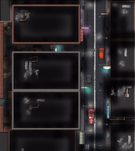 Shadowrun returns (sr:r) is a pc game funded through kickstarter (in the period up to april 29, 2012). Modern Cyberpunk Shadowrun city street - Map by Olivier ...