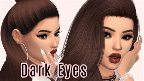 Dark Eyes Sims 4 Cas Cc Links Youtube
