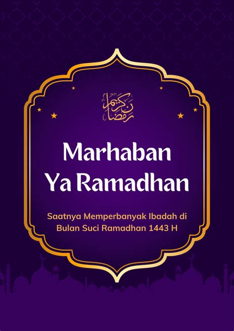 Halaman 7 Gratis Desain Contoh Pamflet Ramadhan Canva
