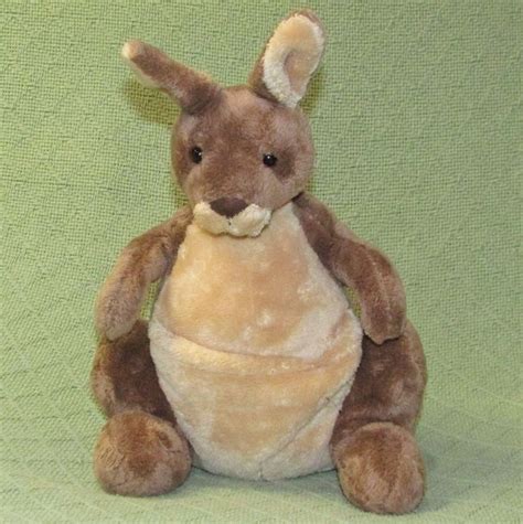 Gund Jirra Kangaroo Plush 10 Tall Stuffed Animal Brown Tan 31074 Toy