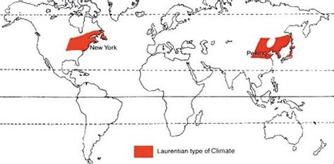The Cool Temperate Eastern Margin Laurentian Climate Geography