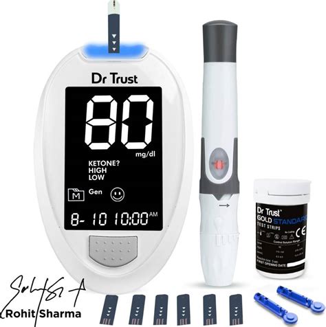 Dr Trust Usa Digital Glucose Blood Sugar Testing Monitor Machine