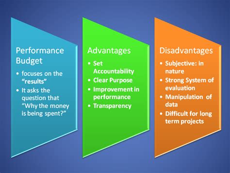 Performance Budget Meaning Process And Advantages And Disadvantages