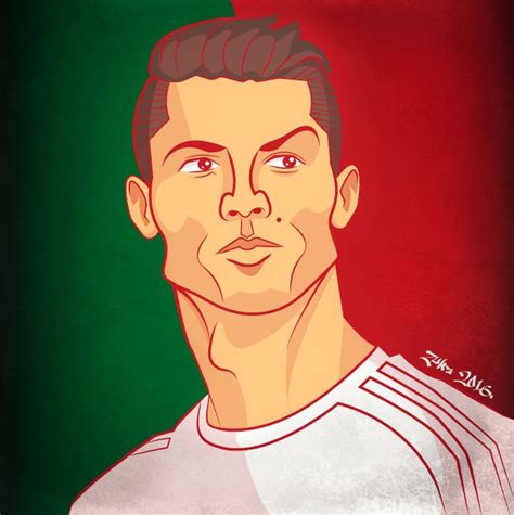 Cristiano Ronaldo Cartoon Drawing