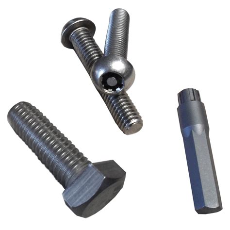 Concast Pentahead And Surelock Security Bolts Stainless Steel Hardware