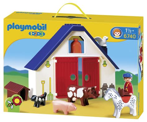 Playmobil 123 Animal Farm 50 Farm Toys Farm Animals Happy Animals