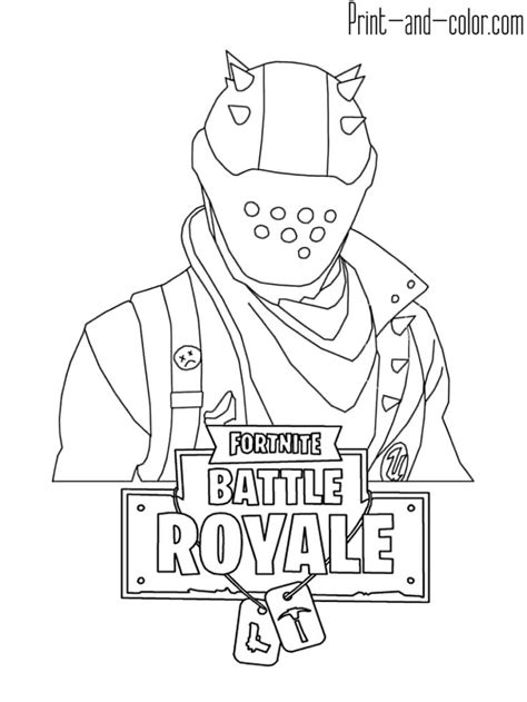 Fortnite Battle Royale Coloring Page Rust Lord Coloring Pages For