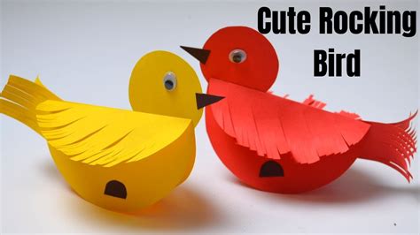 Easy To Make Bird Cute Bird Making Paper Craft Home Decor Ideas