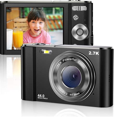 Vnieetsr Digital Camera 27k Ultra Hd Mini Video Camera 44mp 28 Inch