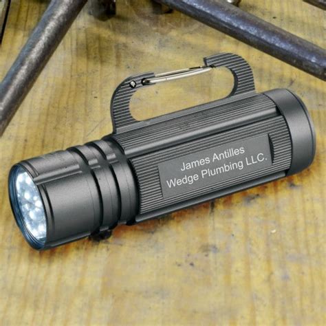 High Sierra Personalized Carabiner Flashlight