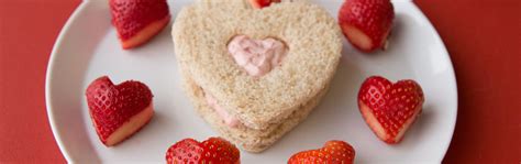 Strawberry Hearts Sandwich Recipe Sara Lee® Bread