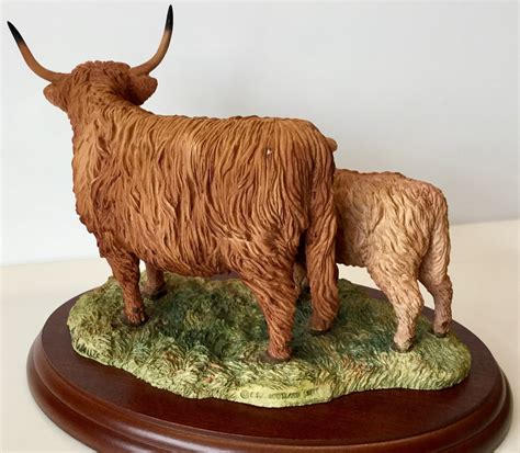 Border Fine Arts B167 Highland Cow And Calf In Stock Now