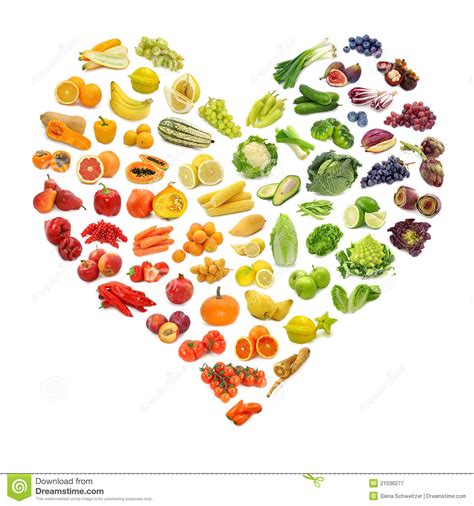 Heart Of Fruits And Vegetables Stock Image Image Of Maize Nutrition