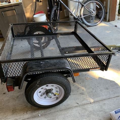Small Utility Trailer 4 X 4 With Title For Sale In San Antonio Tx