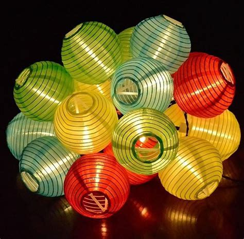 Decorative Led Celebration Solar Colorful Lantern String Lights China