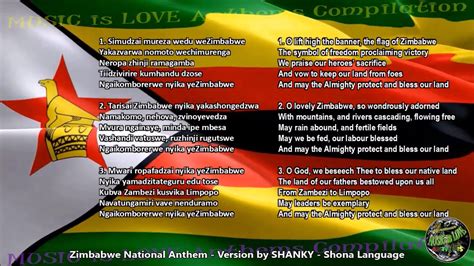 Zimbabwe National Anthem by Theresa Shanky Shangazhike, lyrics Shona w