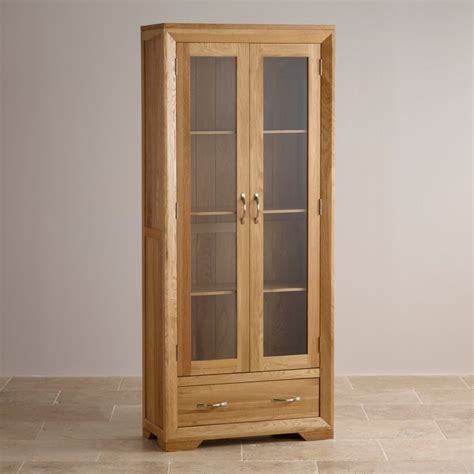 Shop for display cabinets online at target. Bevel Glazed Display Cabinet in Solid Oak | Oak Furniture Land