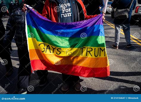 Pro Trump Rally In New York City Editorial Photography Image Of