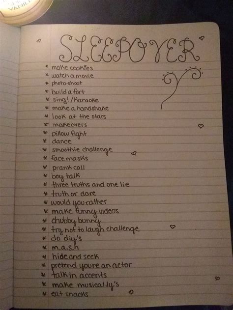 Teen activities and things to do. Ideas for things to do at a sleepover! #sleepoverideas # ...
