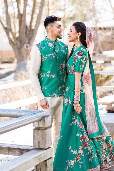 Murtaza Mahas Mehndi Couple Wedding Dress Indian Bridal Outfits
