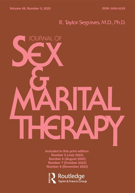 Sex Therapy And Penectomy Journal Of Sex And Marital Therapy Vol 8 No 3