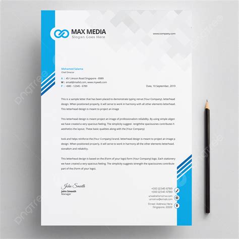 Business Letterhead Design Template Template Download On Pngtree