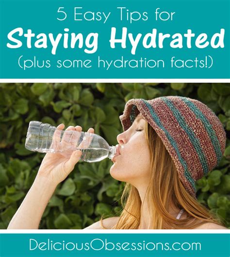 5 Easy Tips For Staying Hydrated Plus Some Hydration Facts