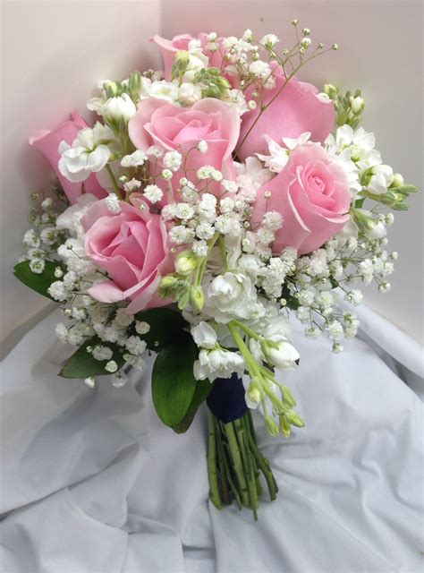 Flowingflaminggo White Flower Bouquet Prom