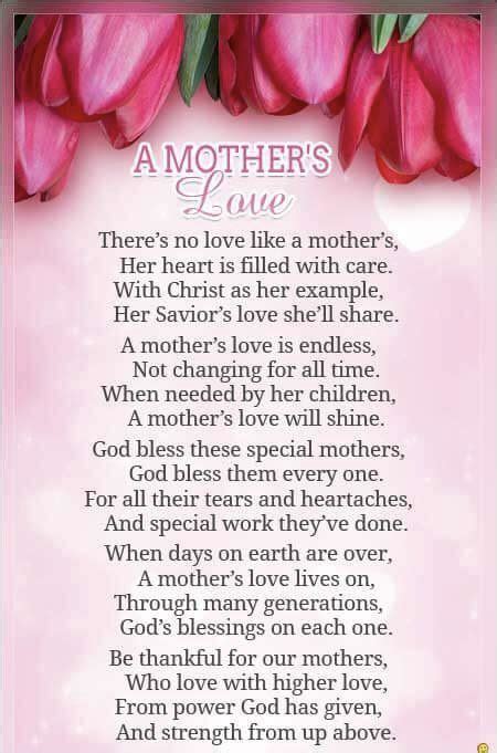 Mom Poems From Daughter Happy Mothers Day Poem Mother Poems Mother
