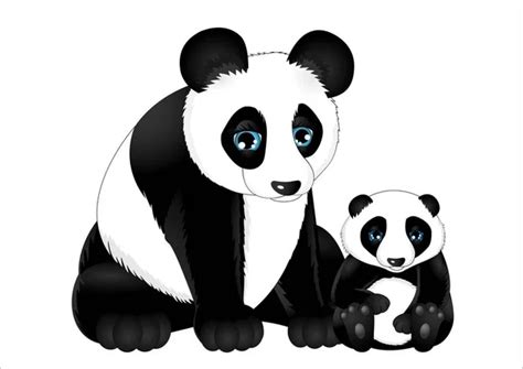 Funny Panda Cartoon — Stock Vector © Idesign2000 10333575
