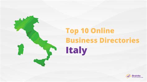 Top Local Business Listing Directories In Italy Brainito