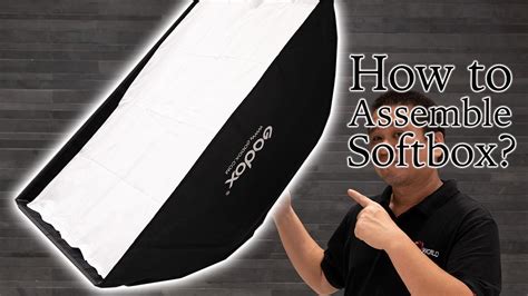 How To Assemble Softbox Lights Godox Sk 400 Ii Youtube