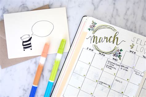 Looking for 20+ amazing march month cover page bullet journal ideas? MARCH BULLET JOURNAL UPDATE - Miss Louie