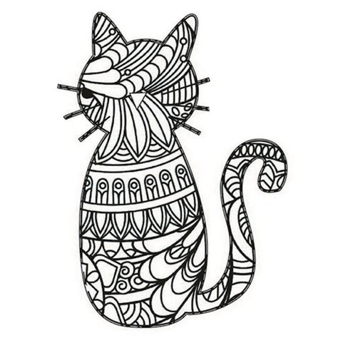 Cat Mandala Coloring Pages Coloring Pages