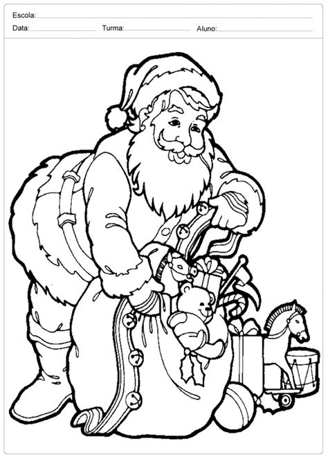 Diversos Desenhos De Natal Para Colorir E Imprimir