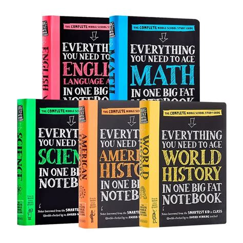 Everything You Need To Ace Books Notebook The Complete Middle School