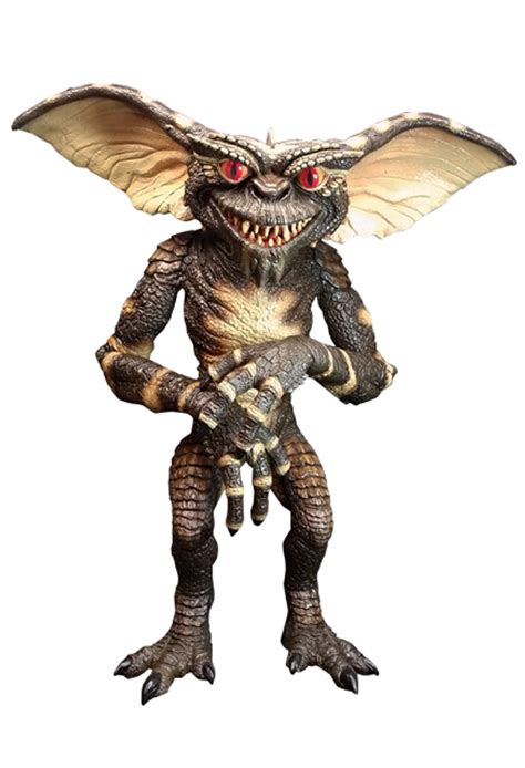 Trick Or Treat Evil Striped Gremlins Mogwai Scary Halloween Puppet Prop