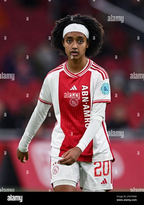 Amsterdam Lily Yohannes Of Ajax During The Uefa Womens Champions