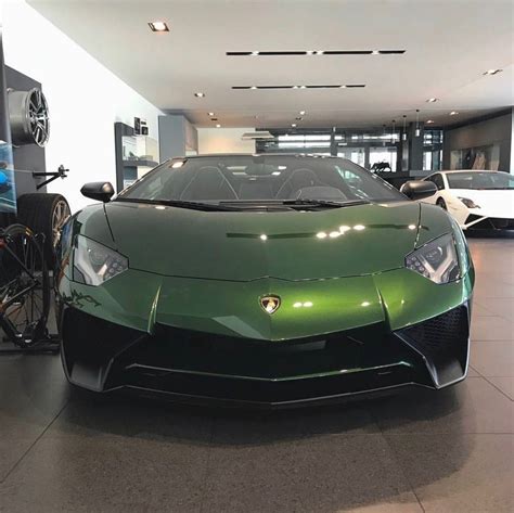 Lamborghini Aventador Super Veloce Roadster Painted In Verde Ermes