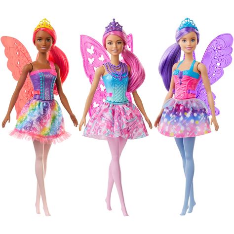 Barbie Dreamtopia Fairy Doll 12 Inch With Pink And Blue Jewel Theme