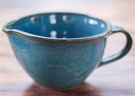 Handled Mixing Bowl blue handmade ceramic stoneware mixing | Etsy | Ceramic mixing bowls ...