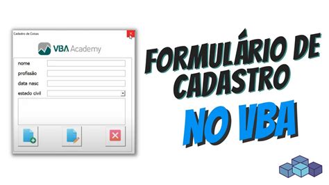 Criar Formul Rio De Cadastro Completo Vba Youtube