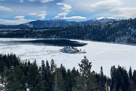 Lake Tahoes Emerald Bay Froze Over For The First Time In Decades — See