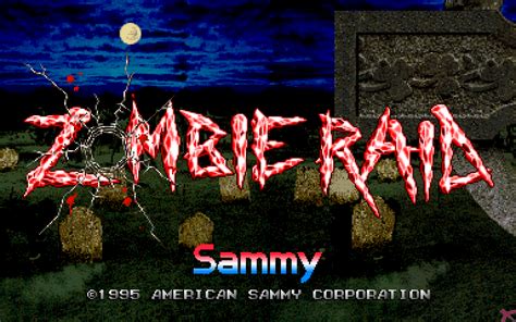 Zombie Raid 1995 Arcade Game