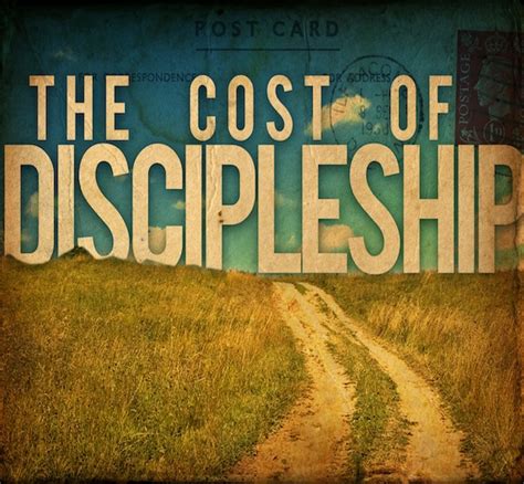 Cost Of Discipleship Part 1 Gretna Baptist Church