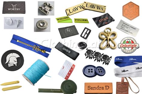 List Of Garment Trims And Accessories With Pictures Clothinglabelscn