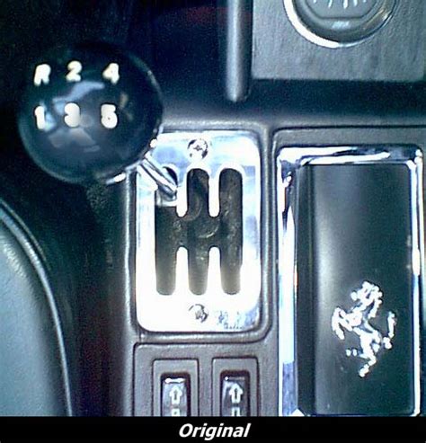 Use this as a guide and be sure by using a thread die or a nut of known size that threads correctly onto your shifter. Ferrari shift knob, Ferrari aluminum pedal pads, Ferrari parts, Ferrari lights, Ferrari horns ...