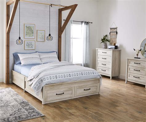 Better Homes And Gardens Modern Farmhouse Queen Platform Bed Rustic